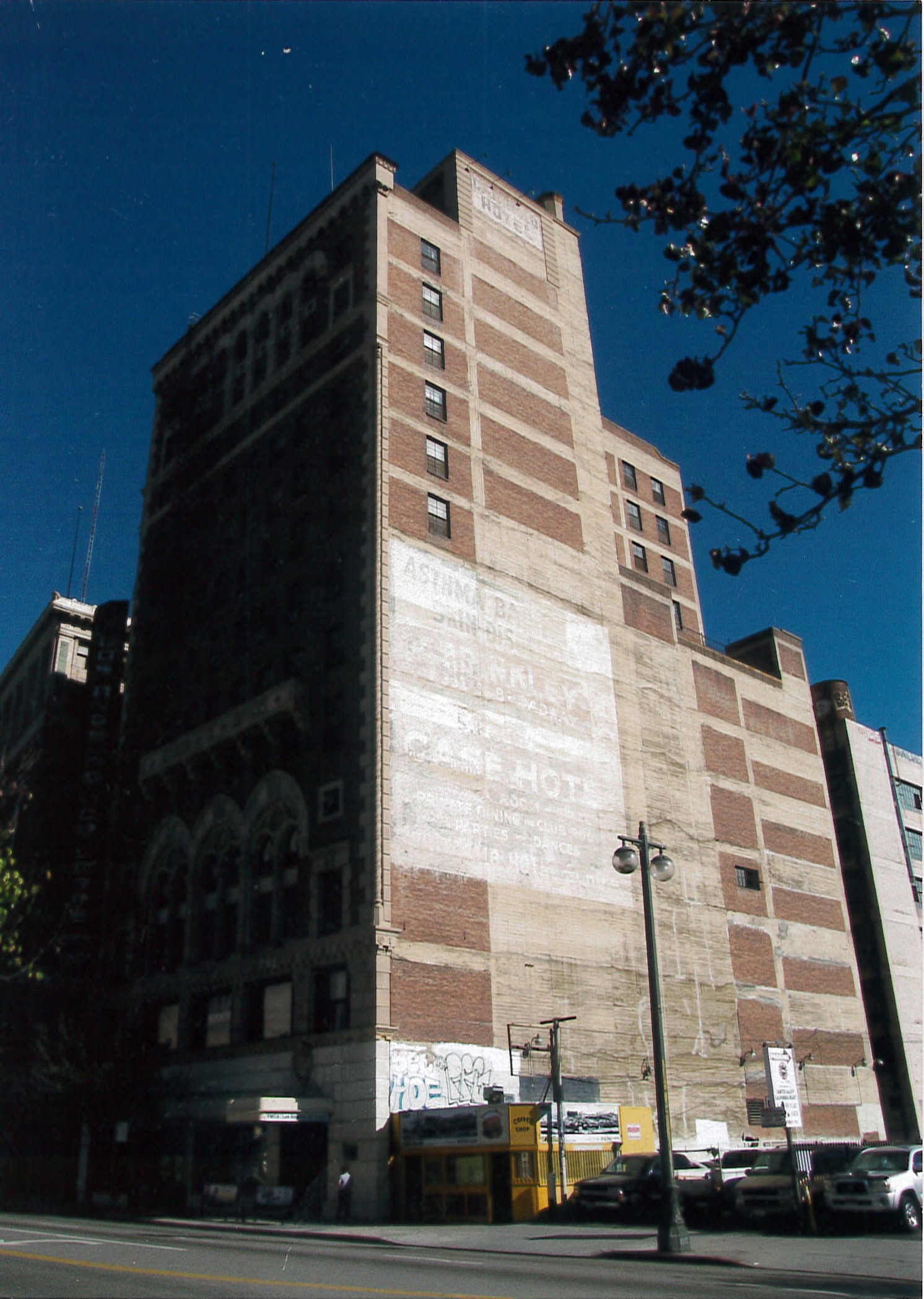 Side view of building from the street